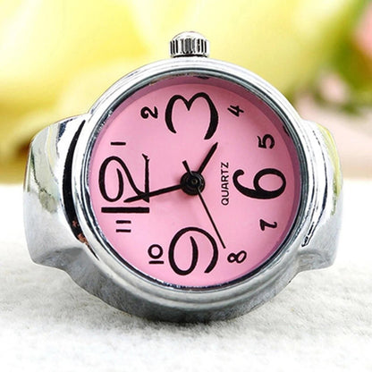 Unisex Ring Watch – Stylish Quartz Analog Timepiece for Your Finger