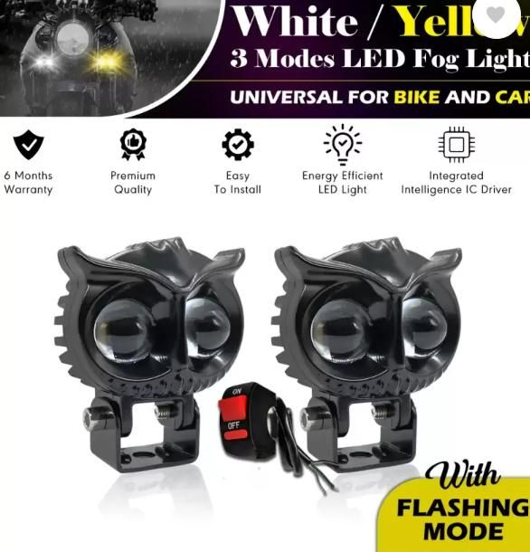 🦉 NightOwl™ 40W Dual Beam Motorcycle LED Headlight